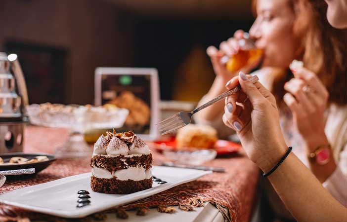 People Having cake